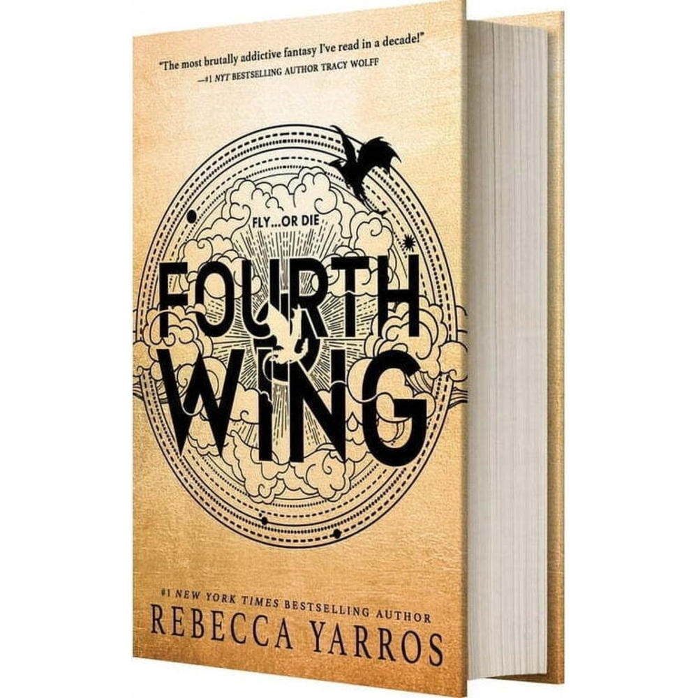 “Fourth Wing” by Rebecca Yarros (Hardcover Book!)